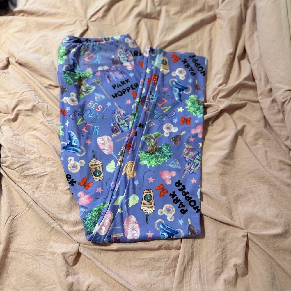 Colorful Printed Disney park hopper Leggings